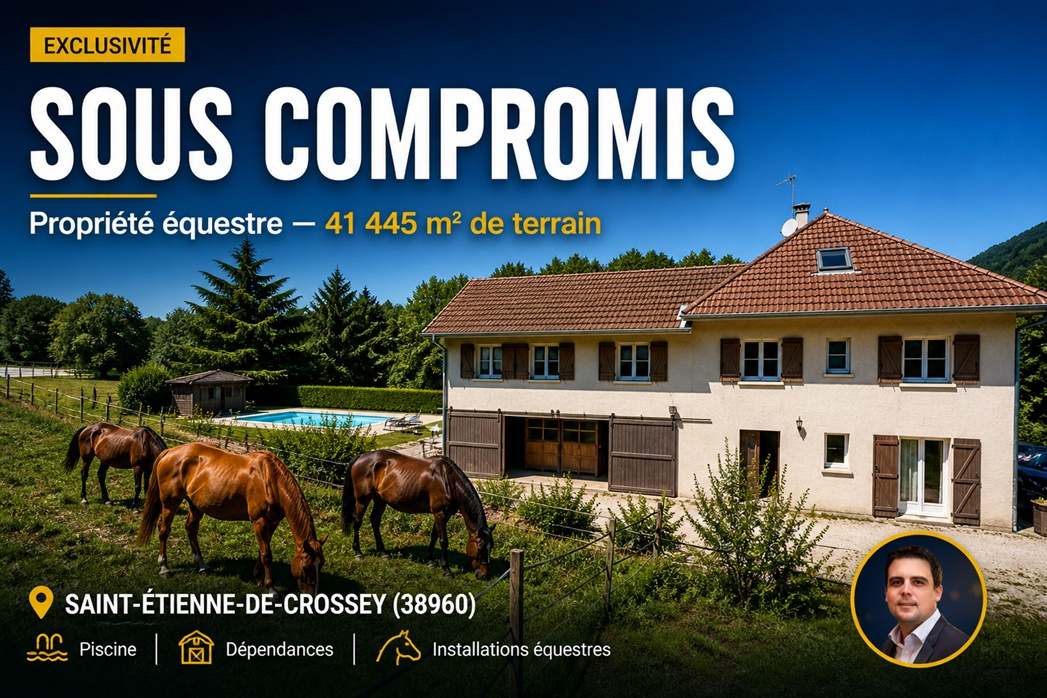 Propriété équestre avec vue panoramique de 284 m2